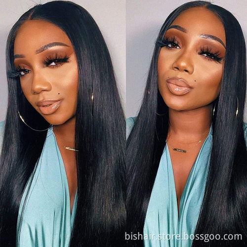 Glueless Full Lace Brazilian Human Lace Wig, Unprocessed 100% Human Hair Full Lace Wig, Natural Human Hair Wig For Black Women